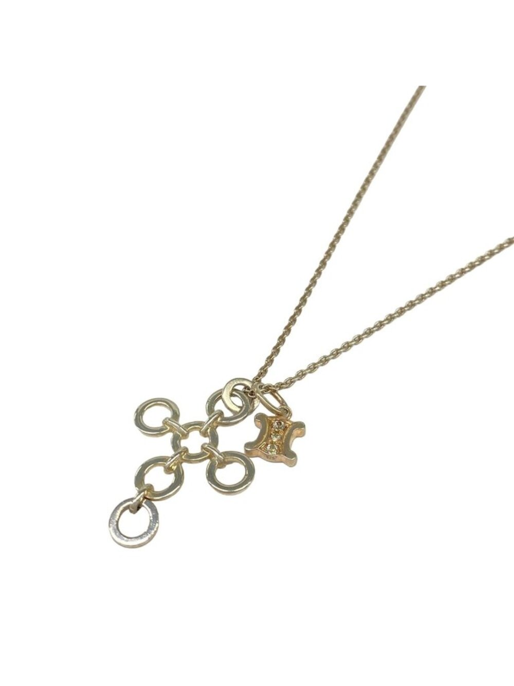 Celine Necklace Silver Macadam
